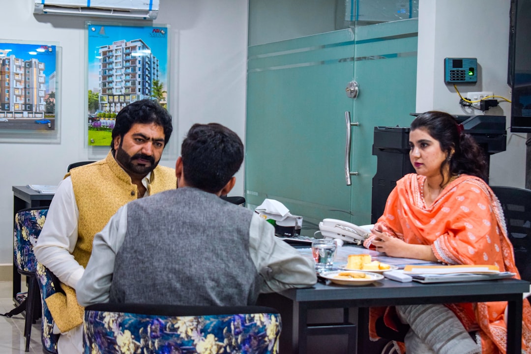 Office reception area